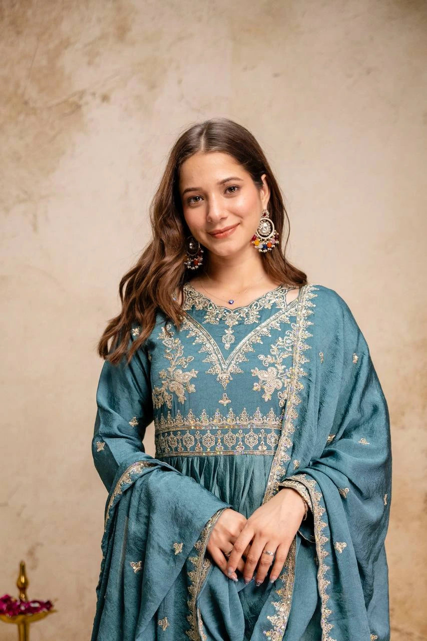 Dark Turquoise Randoli Crush Suit